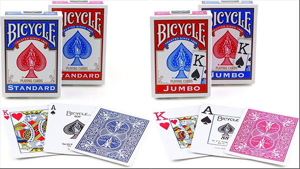 Standard and Jumbo Index Bicycle Cards