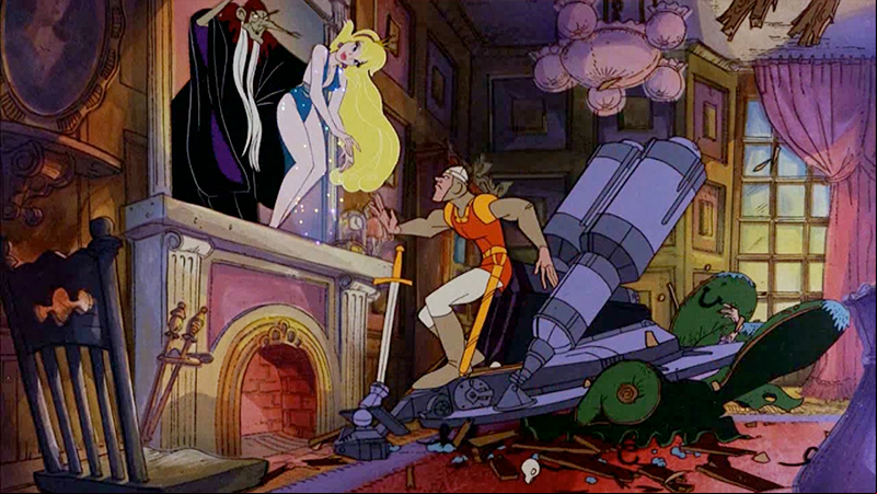 The evil Mordroc kidnaps Princess Daphne